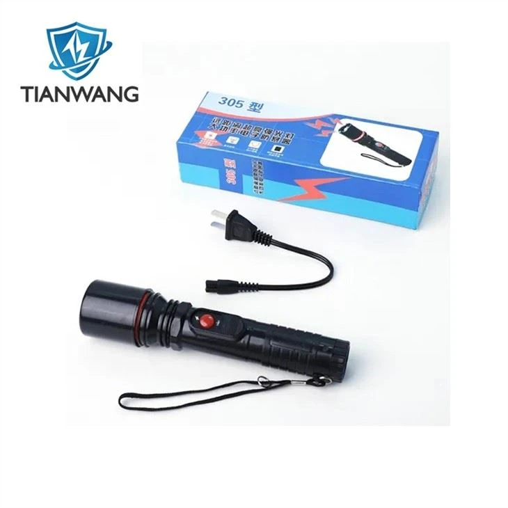 Solid Self Defense Flashlight Torch With Wrist-Strap