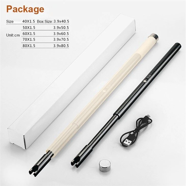 50cm Trendy Long-neck Windproof USB Barbecue Gas Stove Candle Lighter